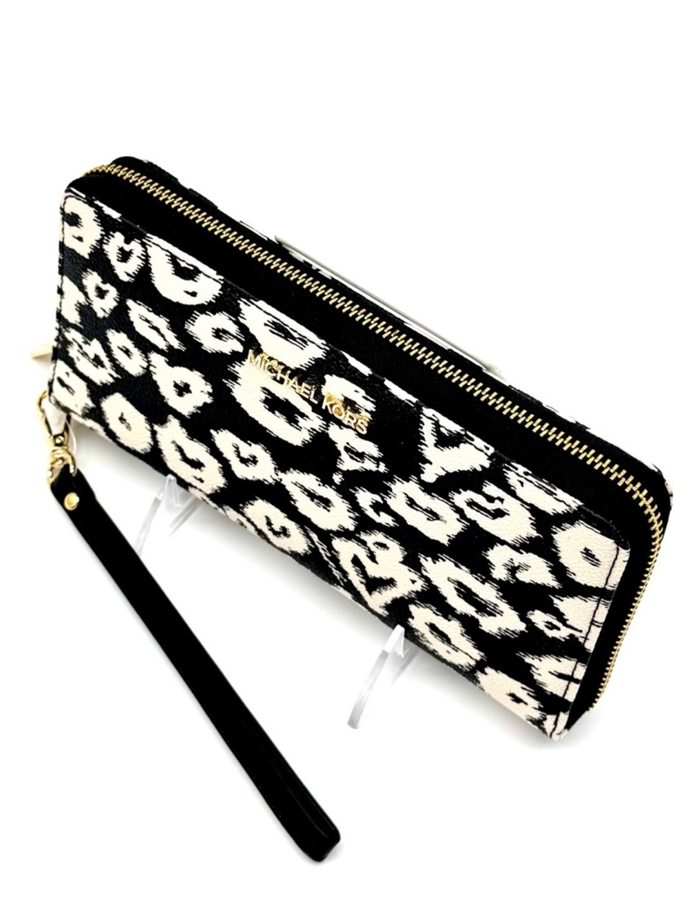 Michael Kors Large Continental Wallet - Black Multi - Picture 5 of 7